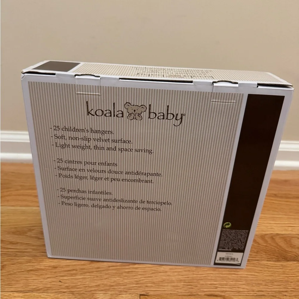 Koala Baby Cream Velvet Hangers - Pack of 25